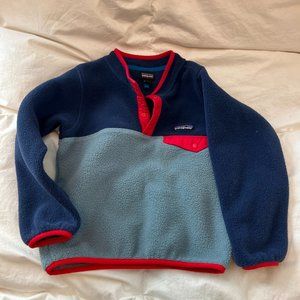 Patagonia Synchilla Boys Half Snap T Fleece Jacket Pullover